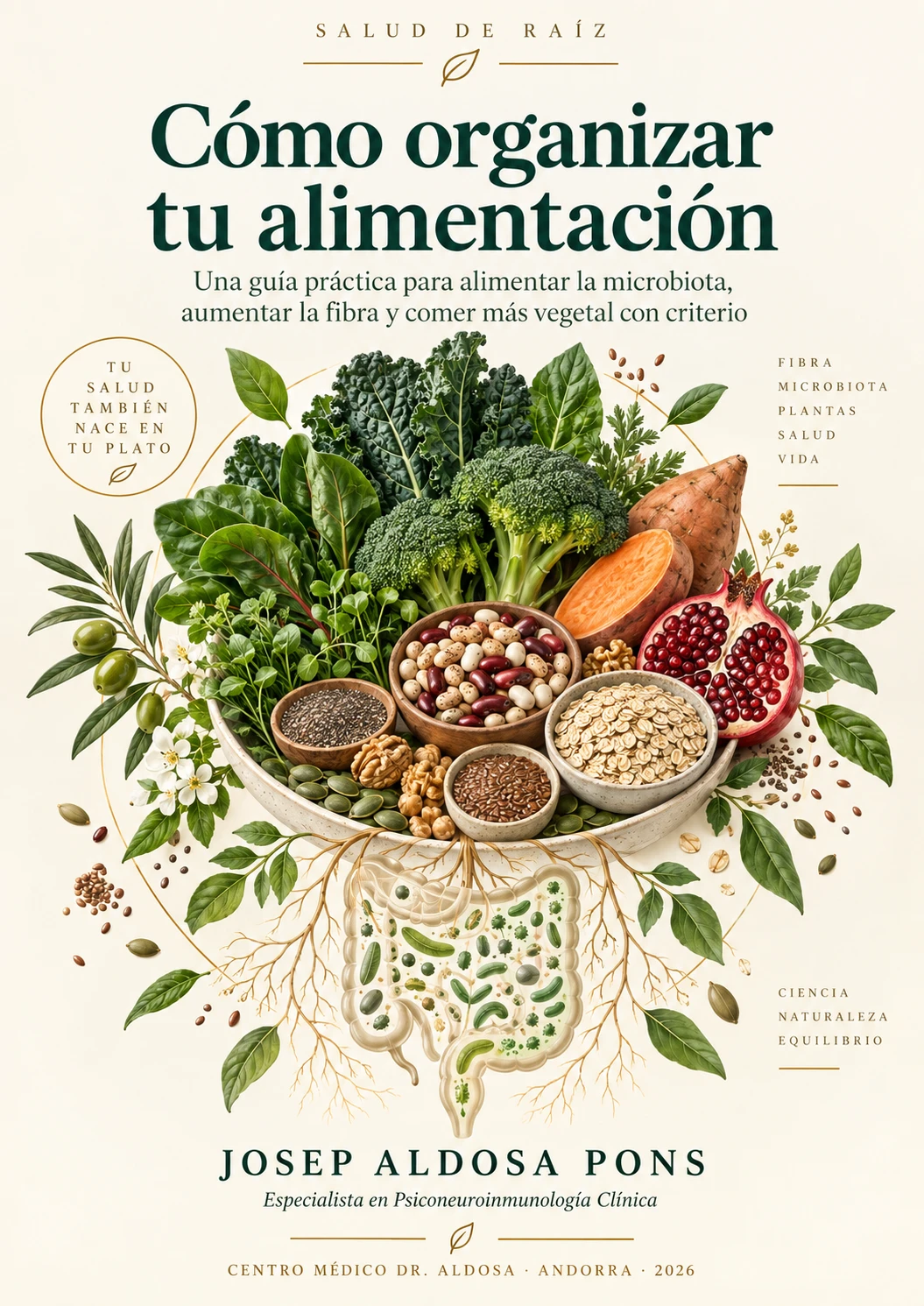 Portada de la guía «Cómo organizar tu alimentación», de Josep Aldosa Pons.